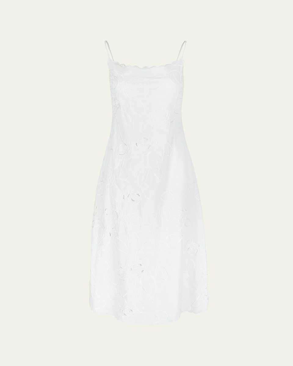 Scallop Broderie Anglaise Dress